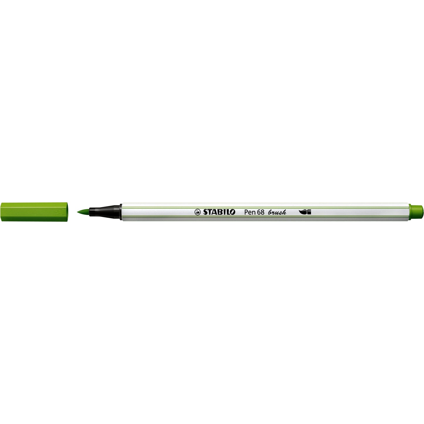 Stabilo -  Brushstift pen 68/43 loofgroen | 10 stuks