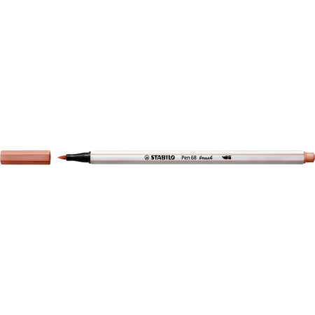 Stabilo -  Pen 68 brush, premium brush viltstift, abrikoos, per stuk