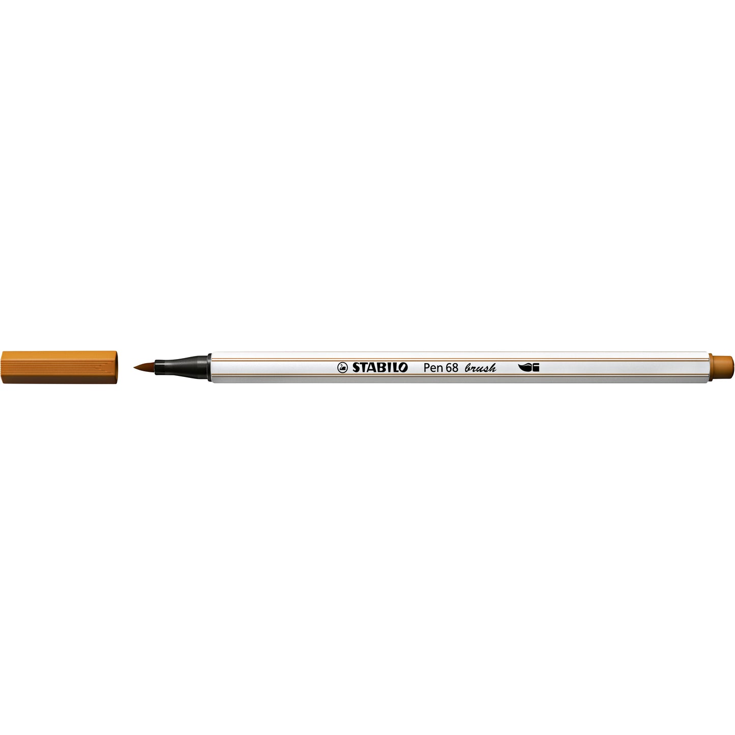 Stabilo -  Brushstift Pen 568/89 donker oker | 10 stuks