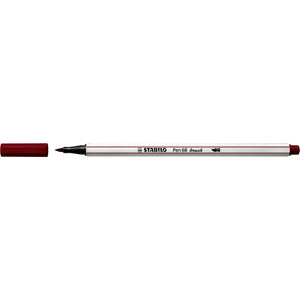 Stabilo -  Pen 68 brush, premium brush viltstift, heide paars, per stuk
