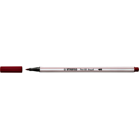 Stabilo -  Pen 68 brush, premium brush viltstift, heide paars, per stuk