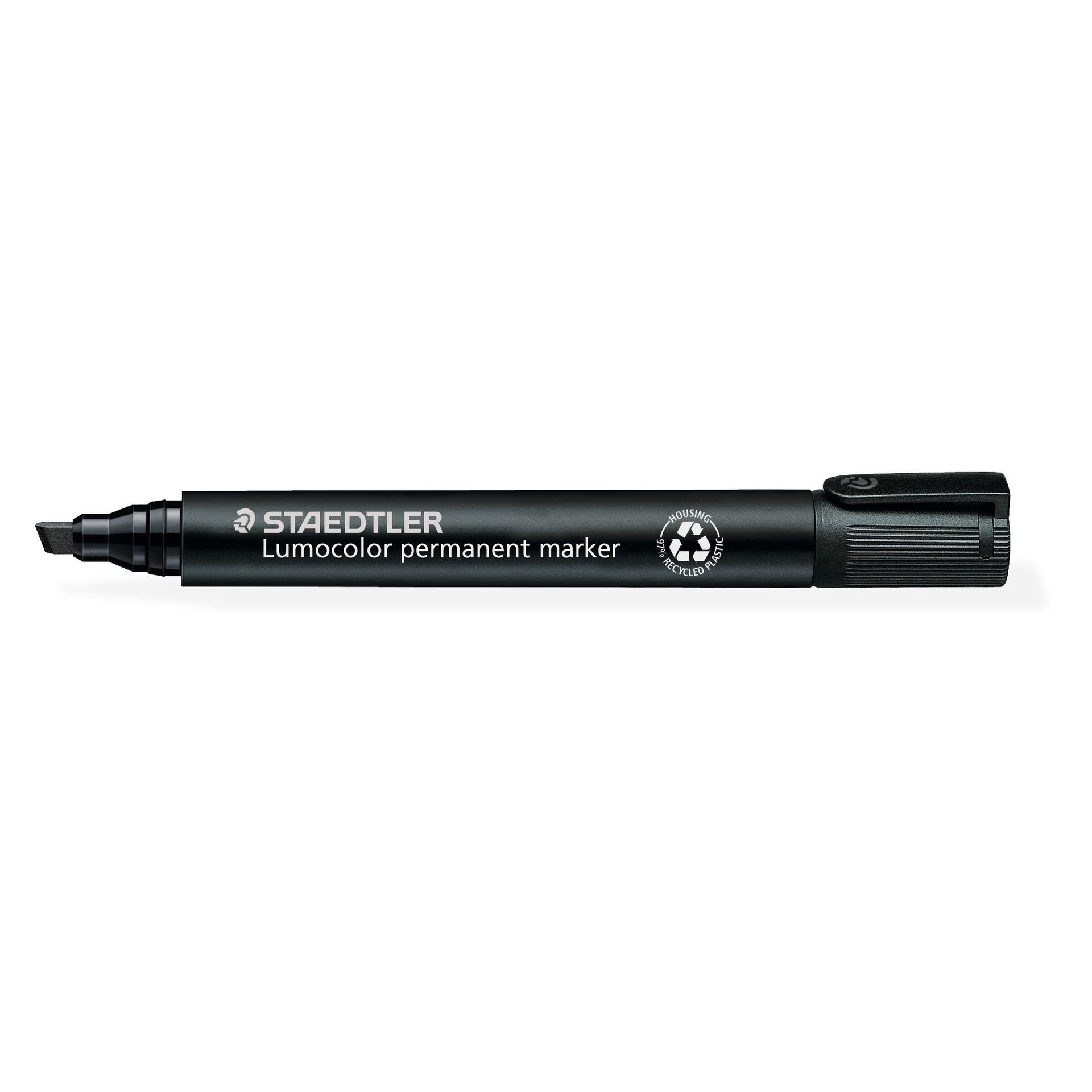 Staedtler - Feutre Lumocolor 350 permanent diagonal noir