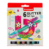 Bruynzeel - Filzstift Kids Glitter Set mit 6 Farben | 6 Stück
