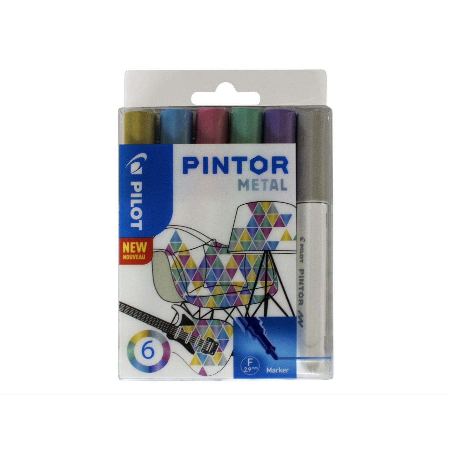 Pilot -  Verfstift  pintor metallic f assorti