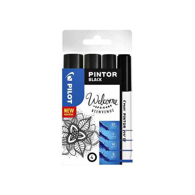 Pilote - peinture pilote Pinor Assorti Largeurs noir