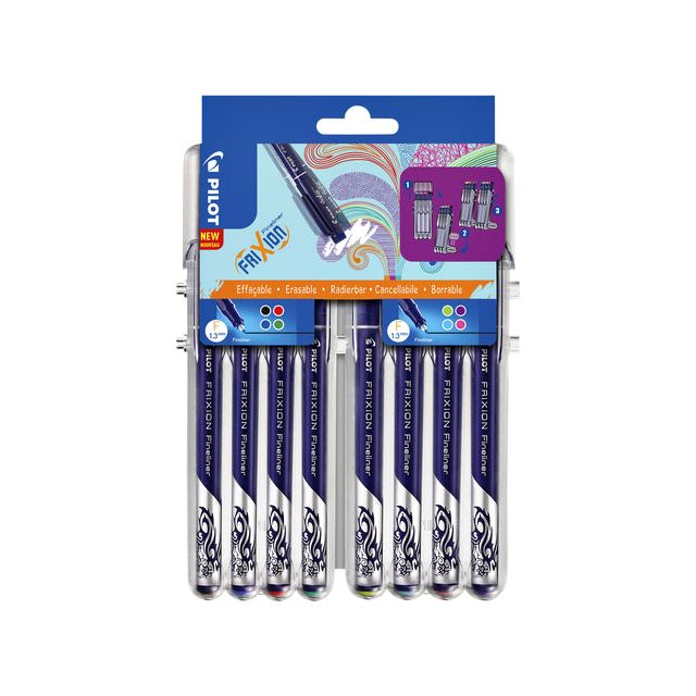 Pilote - Fineliner Pilote Frixion Sw -ff F Assorti 8st