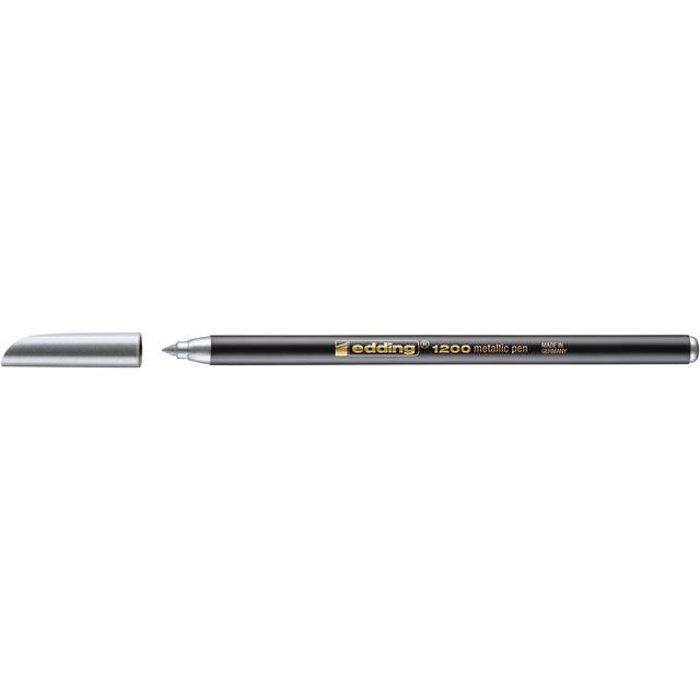 Edding - Fineliner 1200 054 argent métallisé fin | 10 pièces