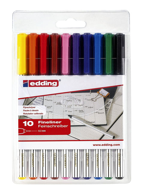 Edding - Fineliner edding 89 f assorti