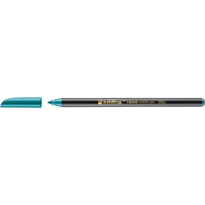 Edding - Fineliner 1200 074 feines Metallic-Grün | 10 Stück