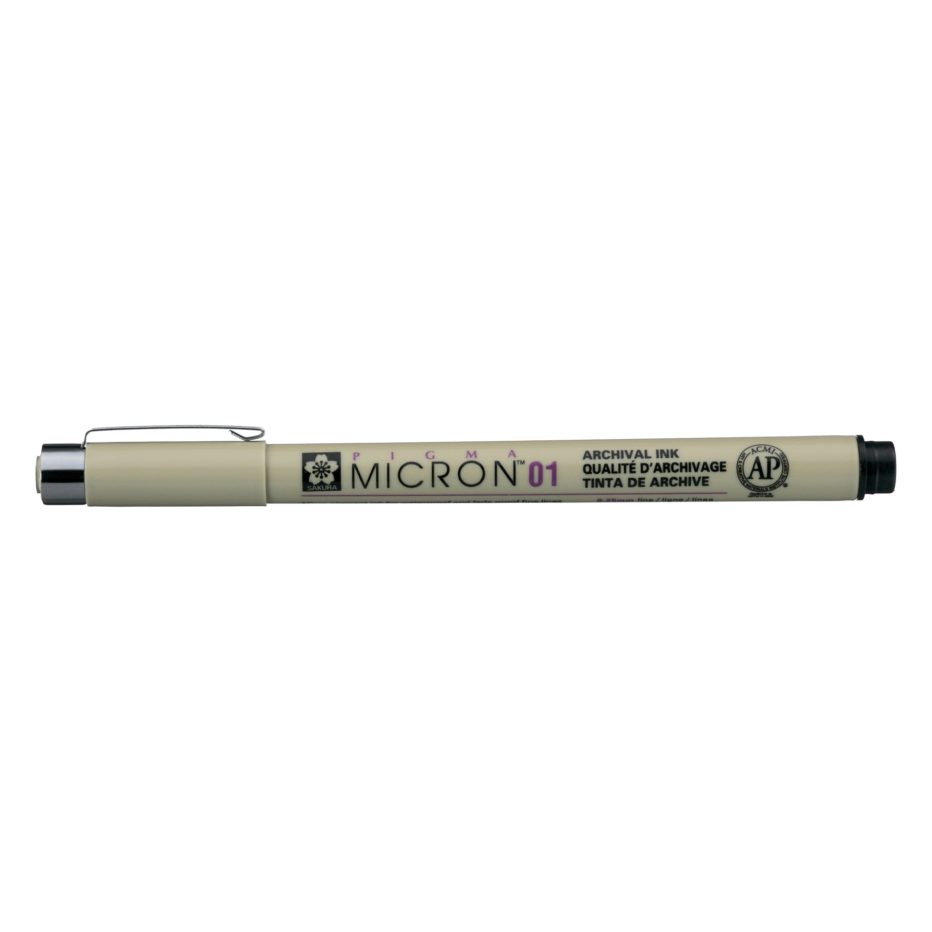 Sakura - Fineliner Pigma Micron 01 0,25 mm schwarz | 12 Stück