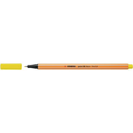 Stabilo -  Fineliner point 88/024 f neon geel | 10 stuks
