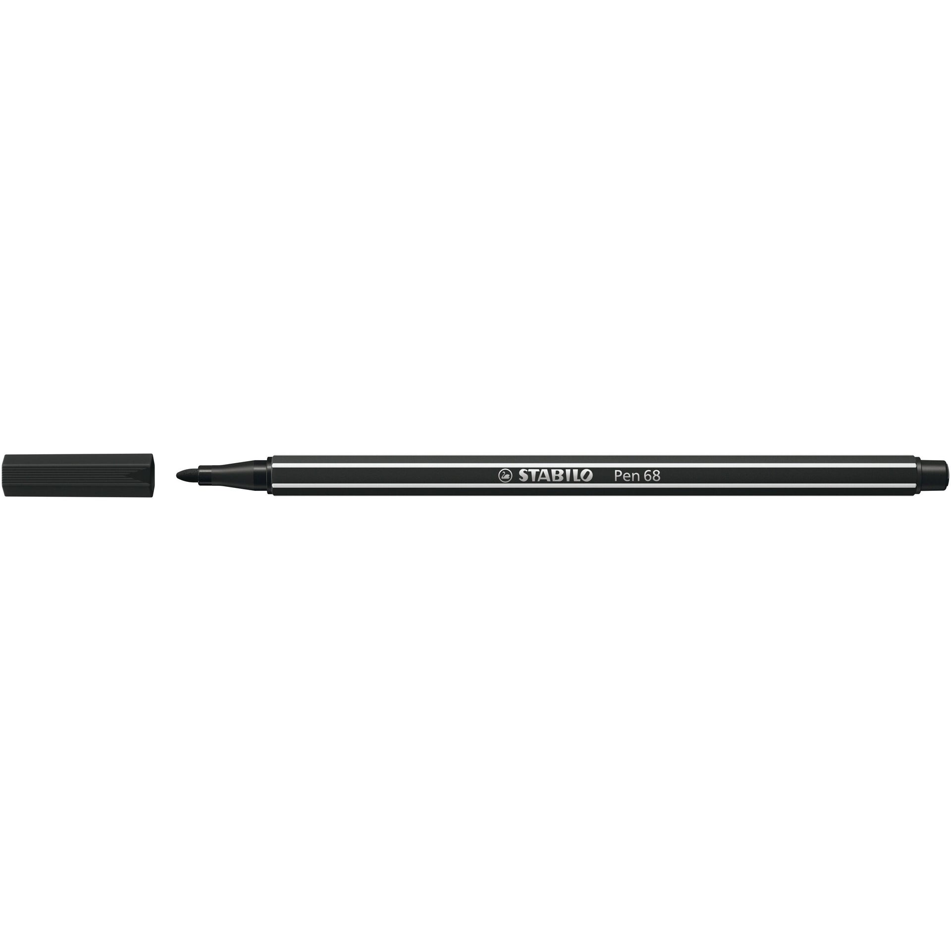 Stabilo -  Pen 68, premium viltstift, zwart, per stuk