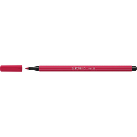 Stabilo -  Viltstift pen 68/50 m donkerrood | 10 stuks