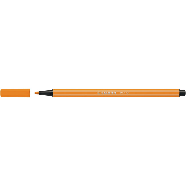 Stabilo - Feutre Stylo 68/54 moyen orange | 10 pièces