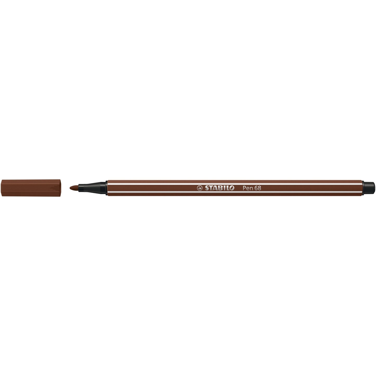 Stabilo -  Viltstift pen 68/45 m bruin | 10 stuks