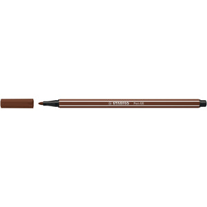 Stabilo -  Viltstift pen 68/45 m bruin | 10 stuks