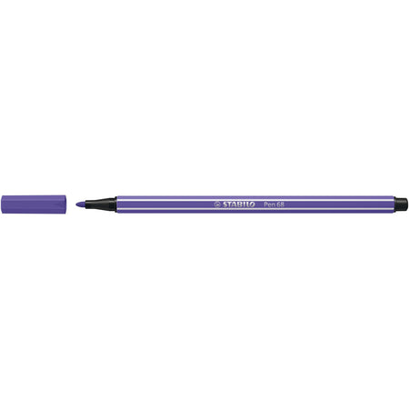 Stabilo -  Pen 68, premium viltstift, paars, per stuk | 10 stuks