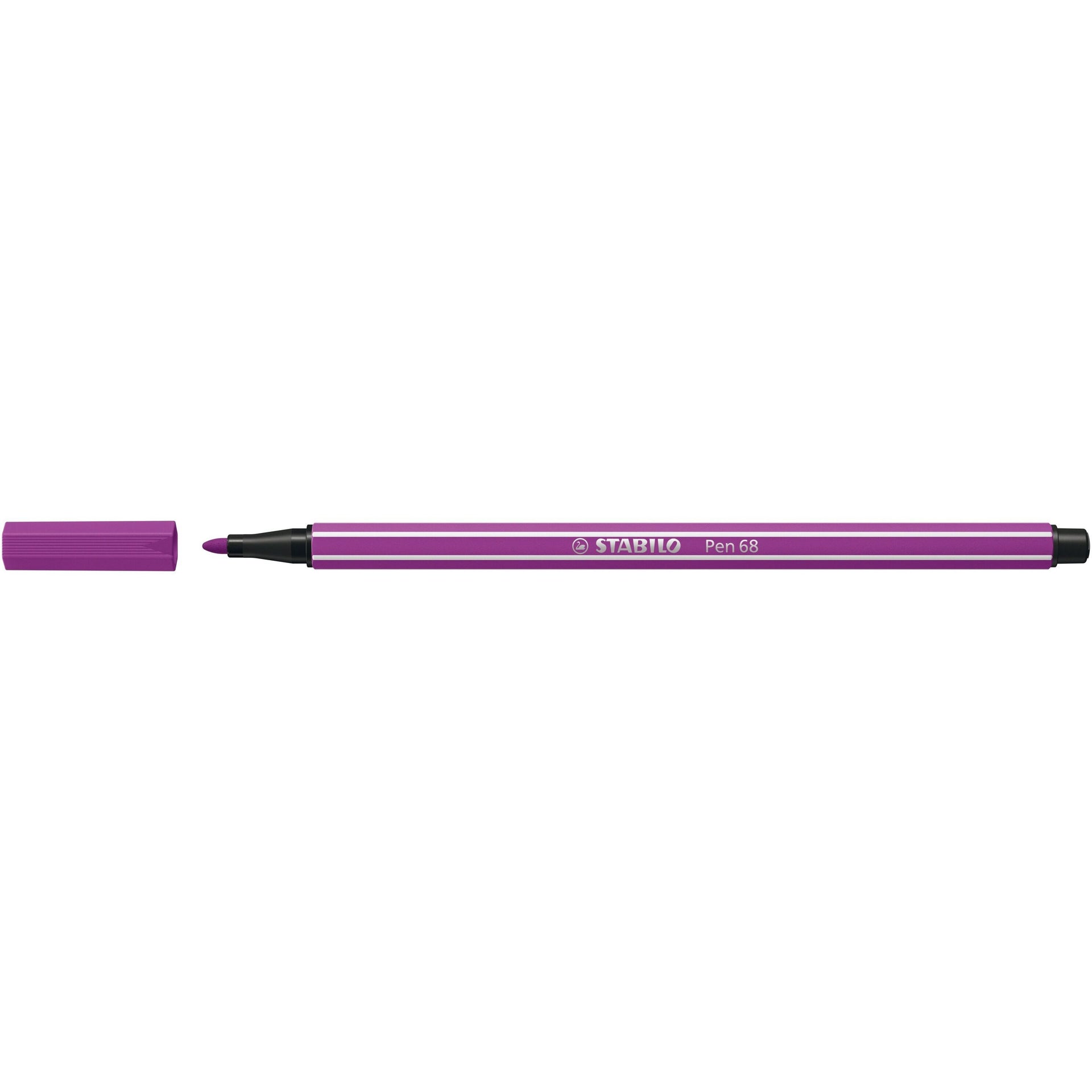 STABILO - Feutre 68/58 moyen lilas | 10 pièces