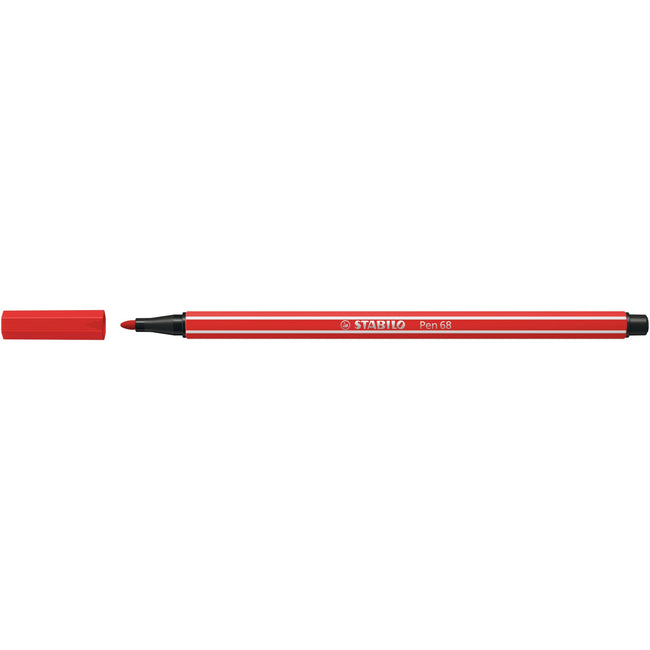 Stabilo - Feutre Stylo 68/48 rouge carmin moyen | 10 pièces
