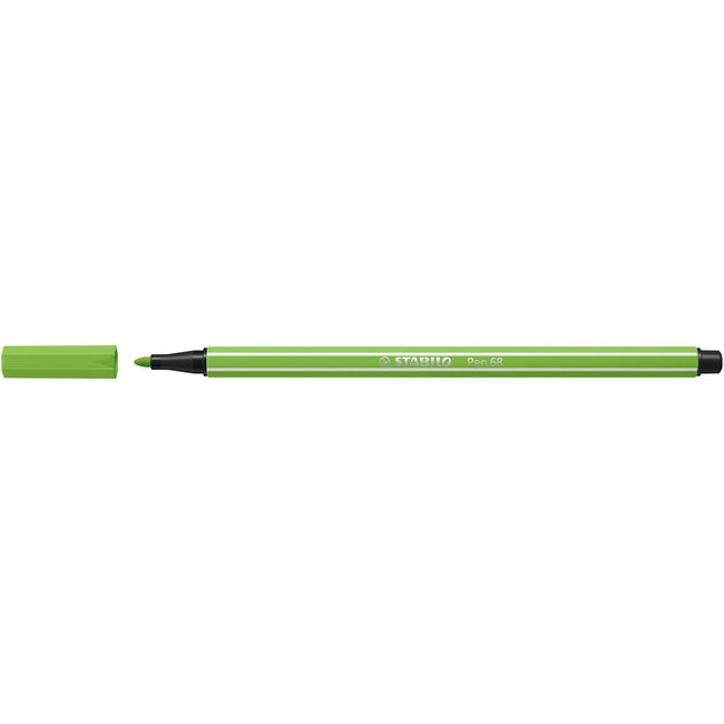 Stabilo -  Pen 68, premium viltstift, licht groen, per stuk | 10 stuks