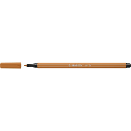 Stabilo -  Viltstift pen 68/89 m donker oker | 10 stuks