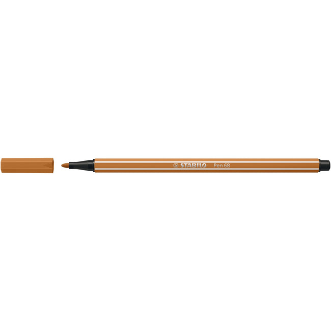 Stabilo - Feutre Stylo 68/89 ocre moyen foncé | 10 pièces