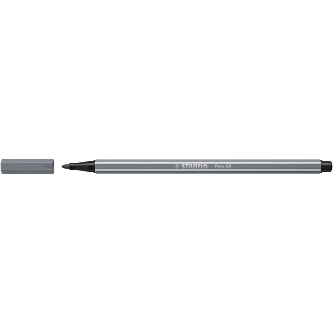 Stabilo -  Pen 68, premium viltstift, donkergrijs, per stuk