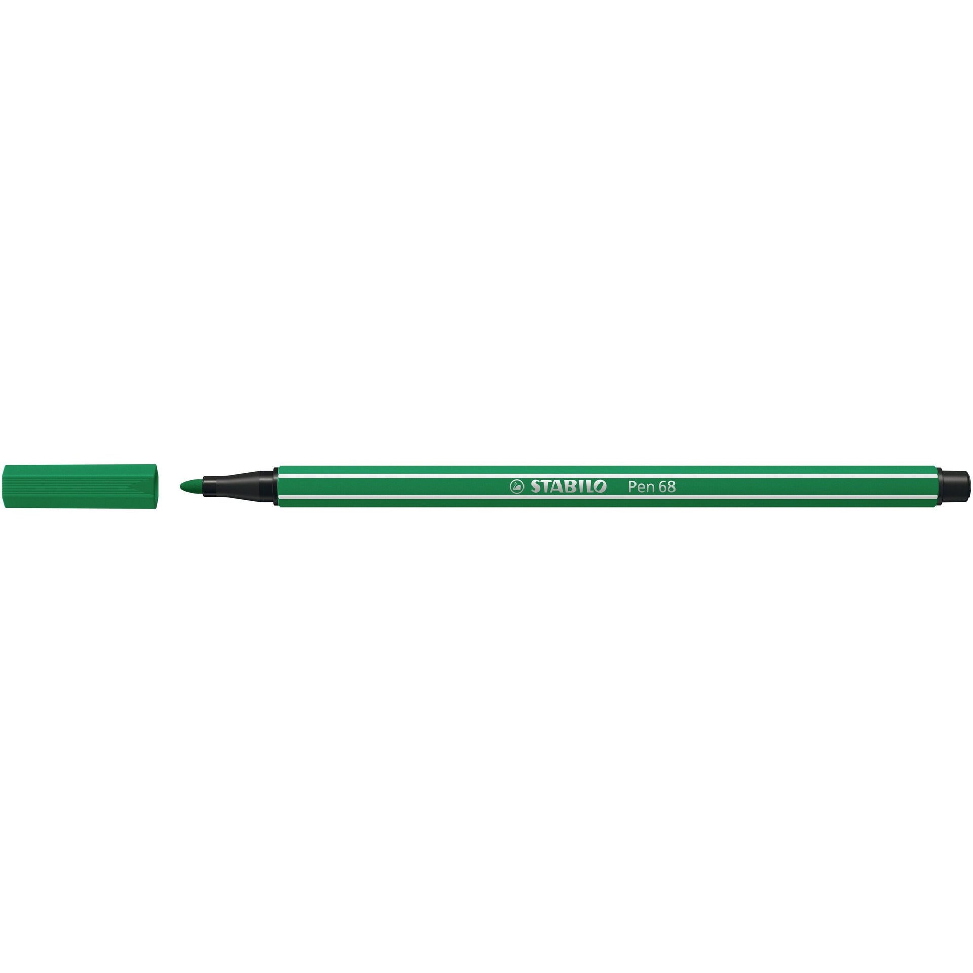Stabilo -  Viltstift pen 68/36 m smaragdgroen | 10 stuks
