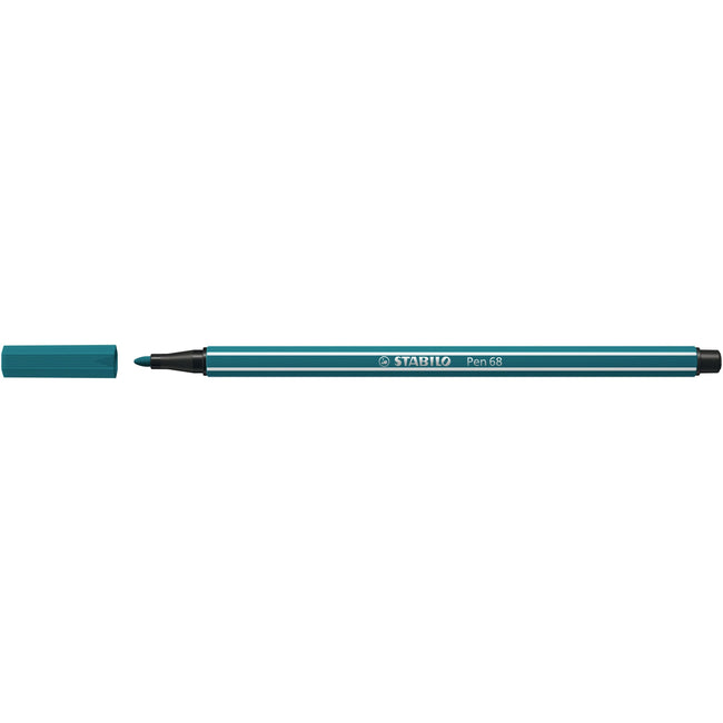 Stabilo -  Pen 68, premium viltstift, turquoise blauw, per stuk