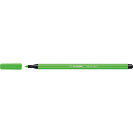 Stabilo -  Pen 68, premium viltstift, neon groen, per stuk