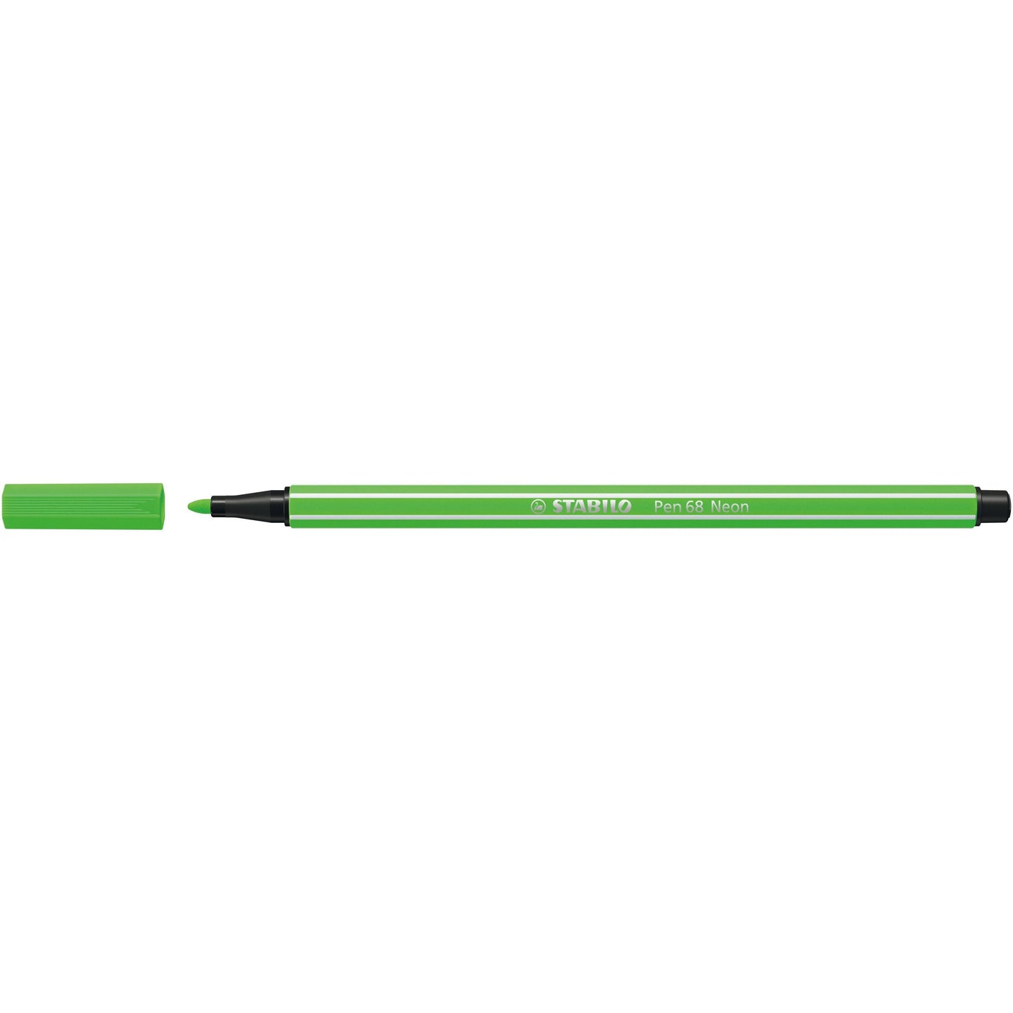 Stabilo -  Viltstift pen 68/033 m neon groen | 10 stuks