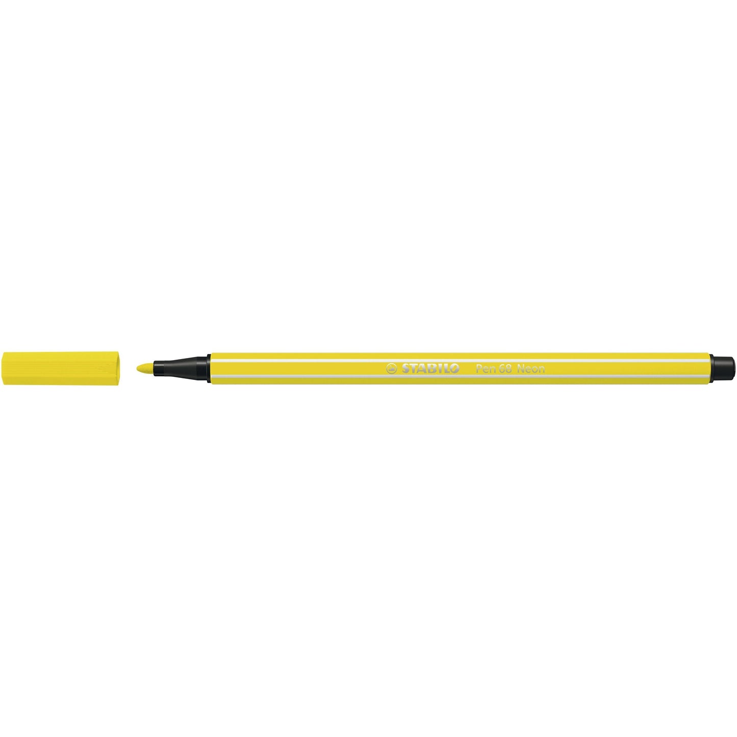 Stabilo -  Viltstift pen 68/024 m neon geel | 10 stuks