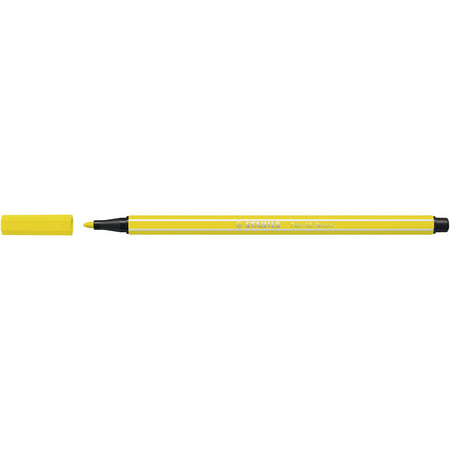 Stabilo - Filzstift 68/024 mittel neongelb | 10 Stück