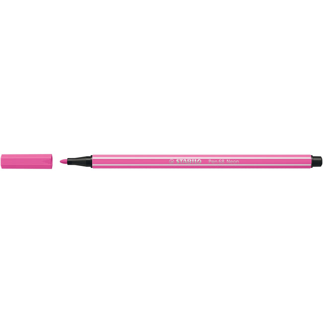 Stabilo -  Pen 68, premium viltstift, neon roze, per stuk