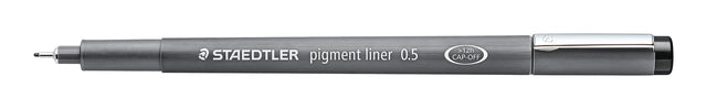 Staedtler - Fineliner Pigment 308 schwarz 0,5mm | 10 Stück