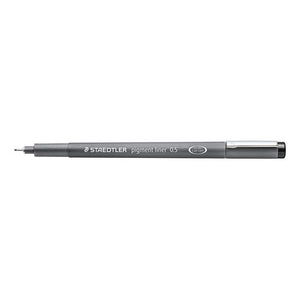 Staedtler - Fineliner Pigment 308 noir 0.5mm | 10 pièces