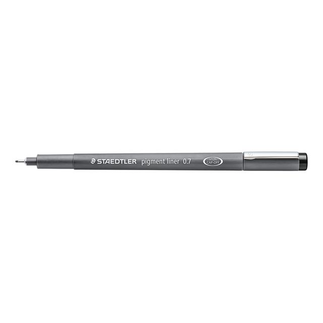 Staedtler - Fineliner Pigment 308 noir 0.7mm | 10 pièces