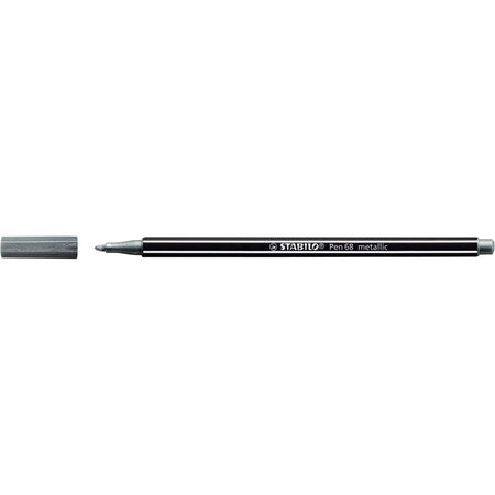 Stabilo - Filzstift 68/805 medium metallic silber