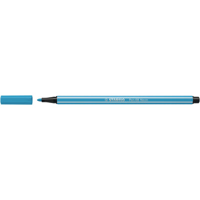 Stabilo -  Viltstift pen 68/031 m neon blauw | 10 stuks