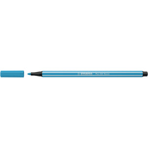 Stabilo - Filzstift 68/031 mittel neonblau | 10 Stück