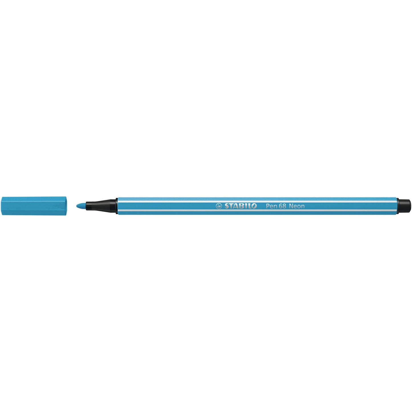 Stabilo - Feutre 68/031 moyen bleu fluo