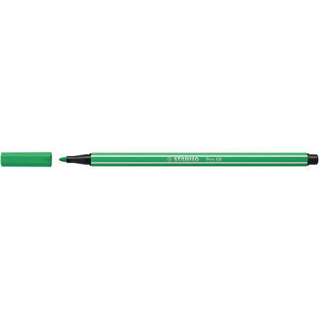 Stabilo -  Viltstift pen 68/16 m licht smaragdgroen | 10 stuks