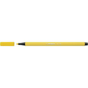 Stabilo -  Viltstift pen 68/24 m citroengeel | 10 stuks