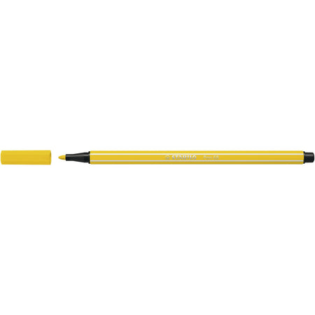 Stabilo - Filzstift Pen 68/24 mittel zitronengelb | 10 Stück