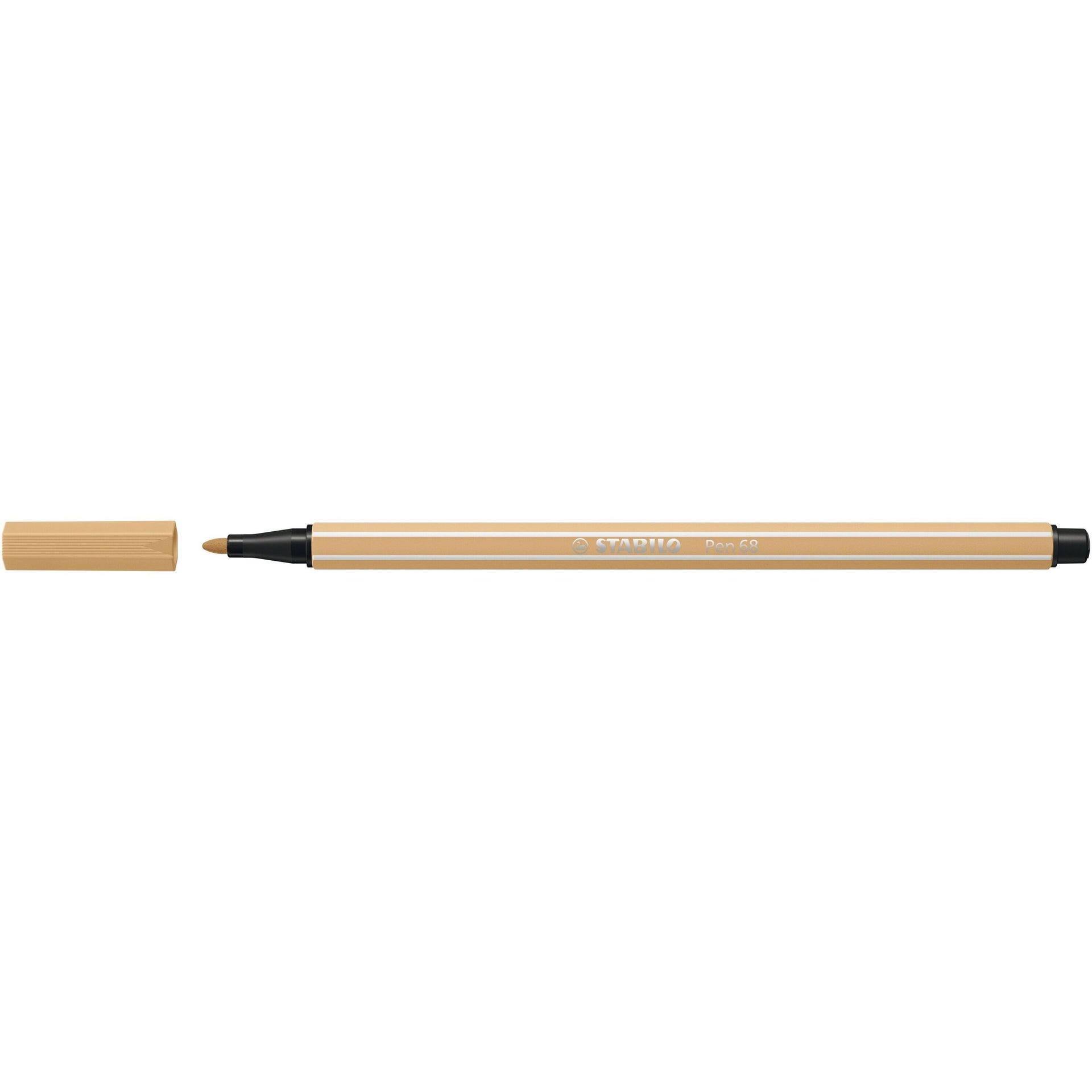 Stabilo -  Viltstift pen 68/88 m licht oker | 10 stuks