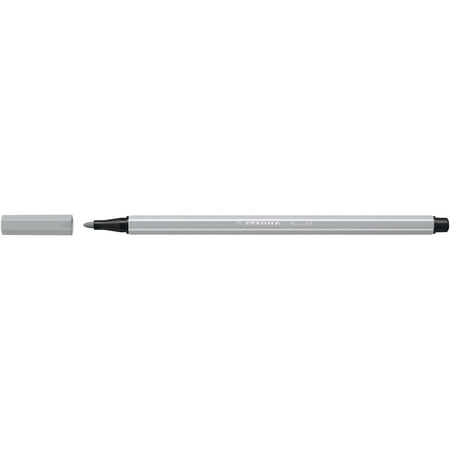 Stabilo -  Viltstift pen 68/94 m lichtgrijs | 10 stuks