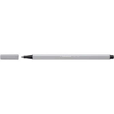 Stabilo -  Pen 68, premium viltstift, lichtgrijs, per stuk