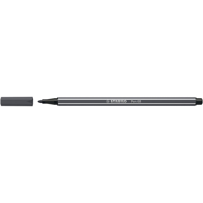 Stabilo - Feutre Stylo 68/97 gris froid moyen profond | 10 pièces