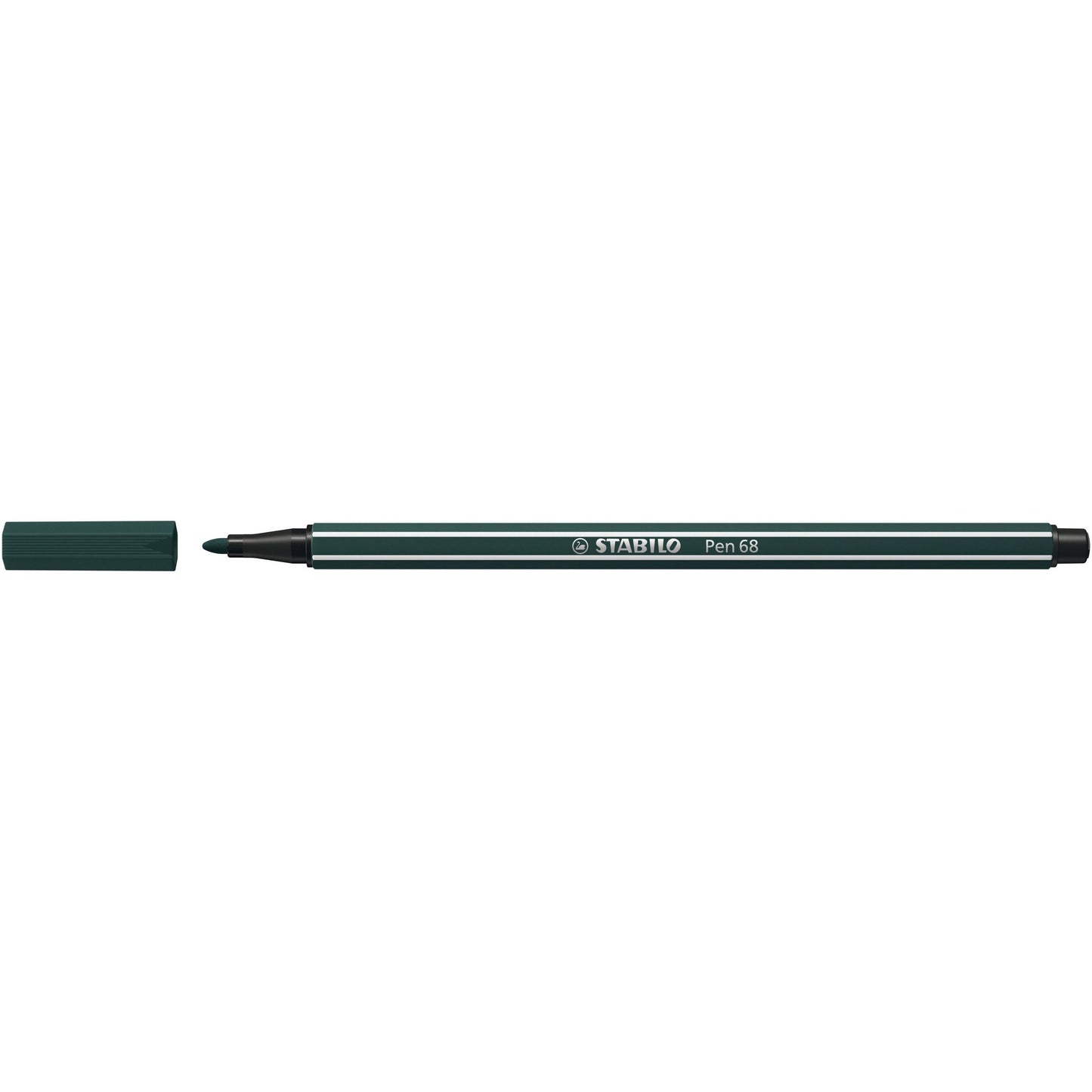 Stabilo - Feutre Stylo 68/63 vert terre moyen | 10 pièces