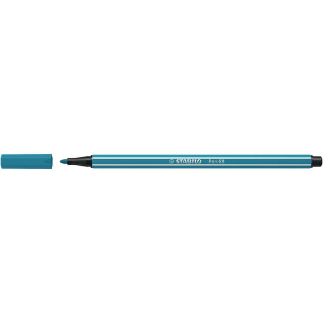 Stabilo - Feutre 68/31 moyen bleu clair | 10 pièces